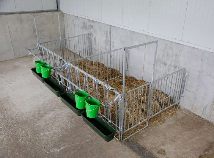 KERBL Modulare Zaunaufstallung Fressgitter